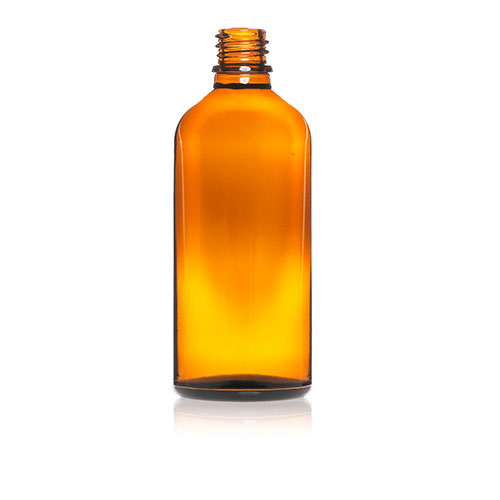 100ml Amber Dropper Glass Bottle