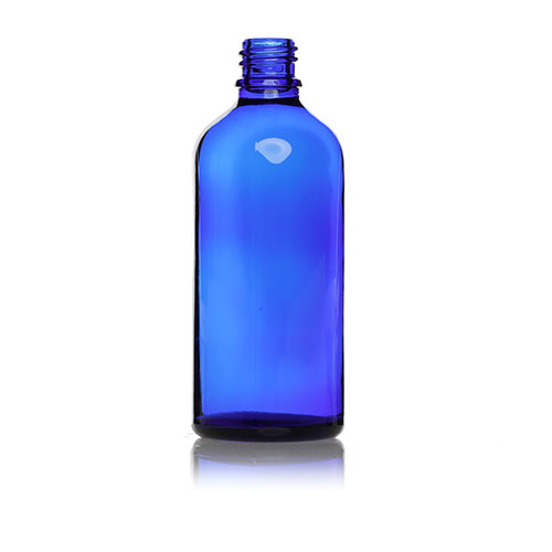 100ml Blue Dropper Glass Bottle