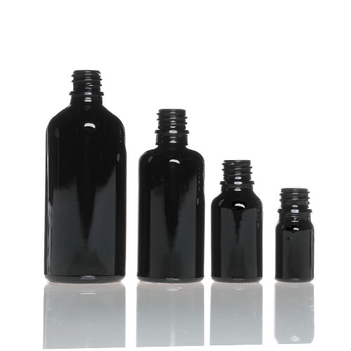 5ml Black Dropper Glass Bottle