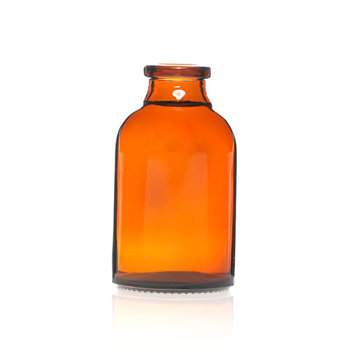 50ml Amber Mould Glass Injection Vials