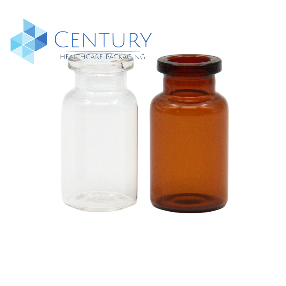 4 ml de viales de vidrio tubular transparente