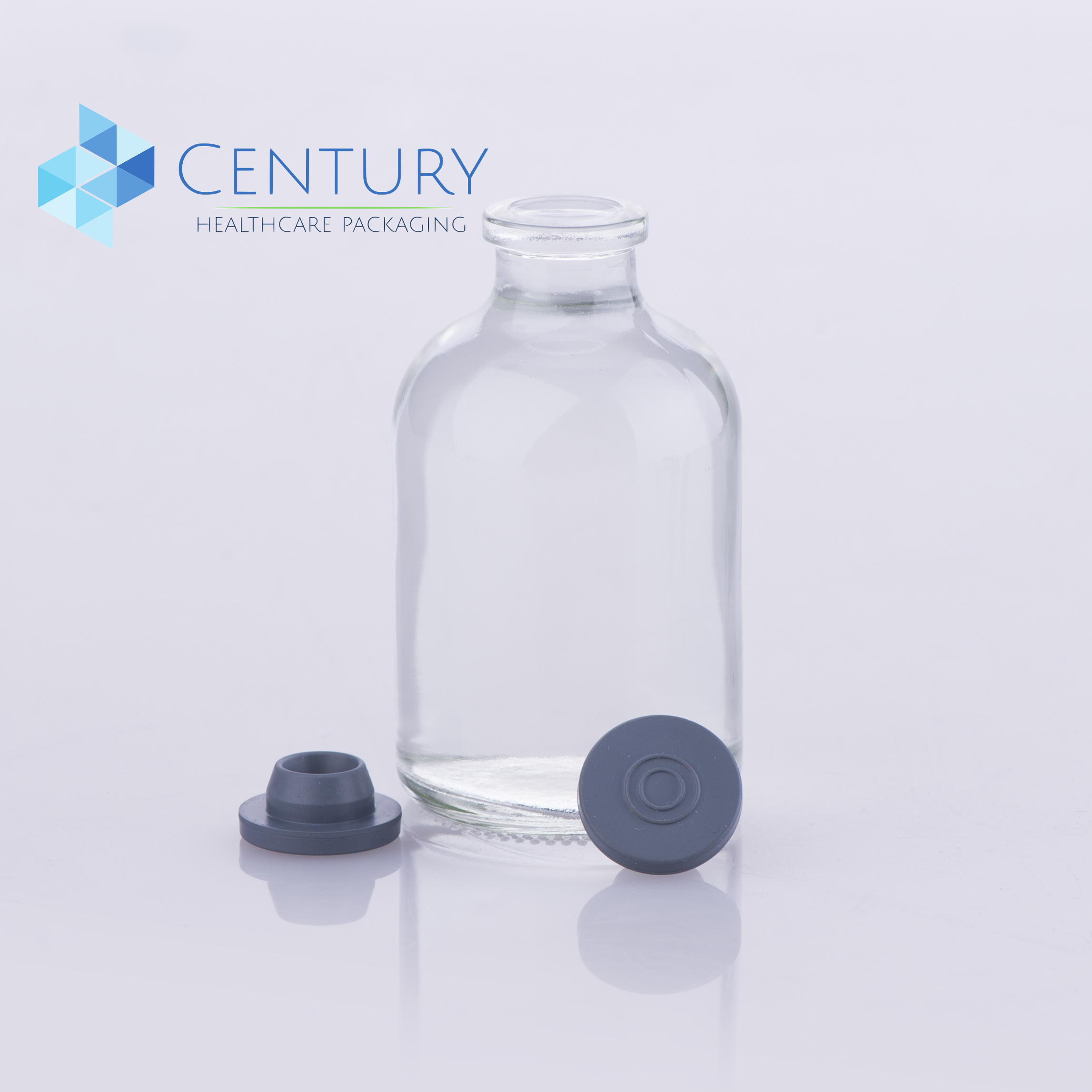 The moulded glass vial 50ml 50A for injection ISO/SFDA Type II&III