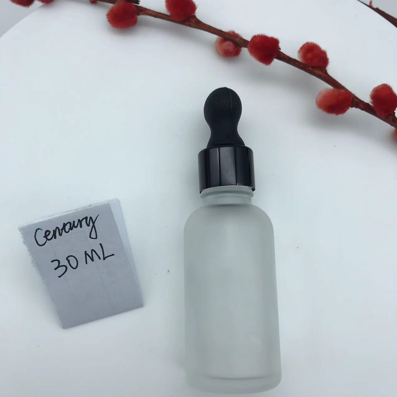 30ml clear dropper glass bottle