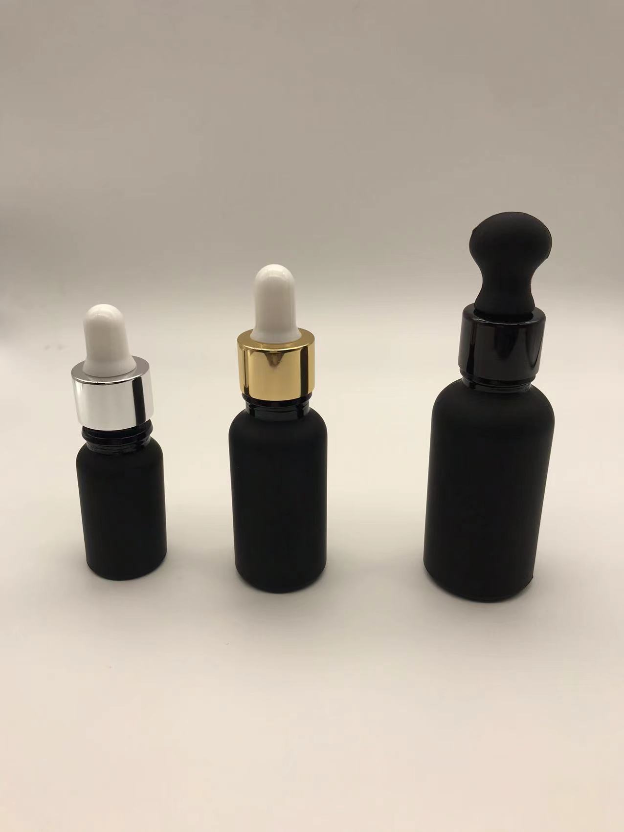 10ml Black Dropper Glass Bottle