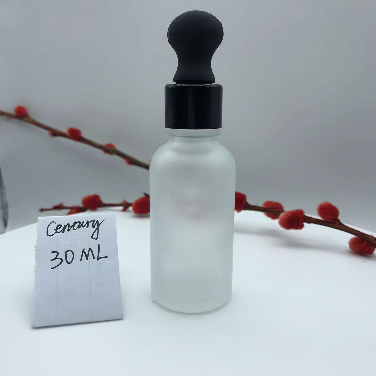 30ml clear dropper glass bottle